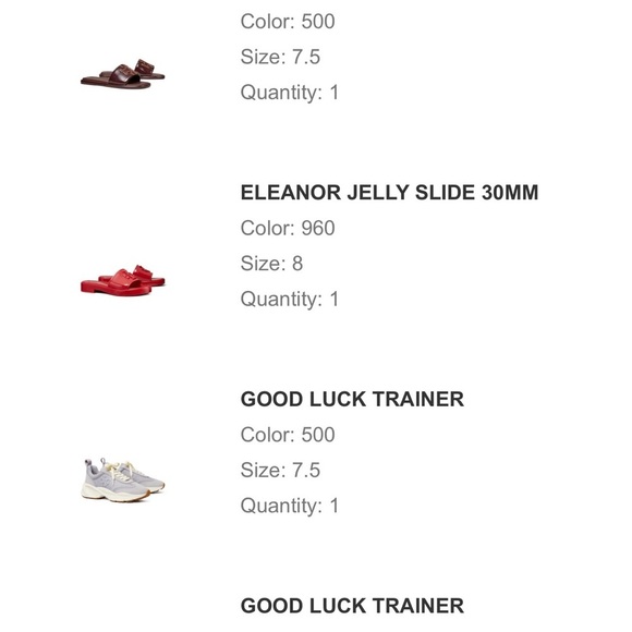 NIB Tory Burch Good Luck Trainer Spring Lavender - size 7.5 - Picture 10 of 10